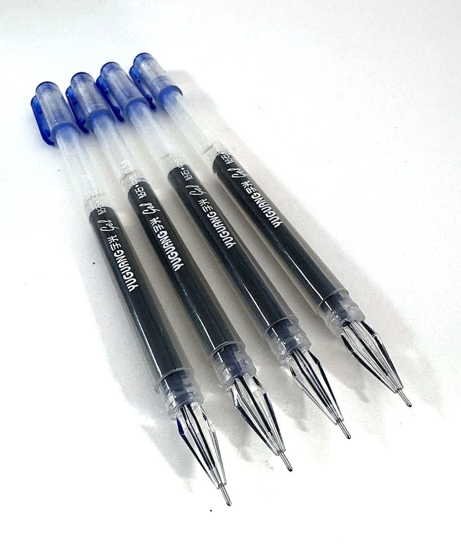 Ручка гелева 0,38 мм синя Yuguang gel (12 шт/уп) S-2490 Schreiber