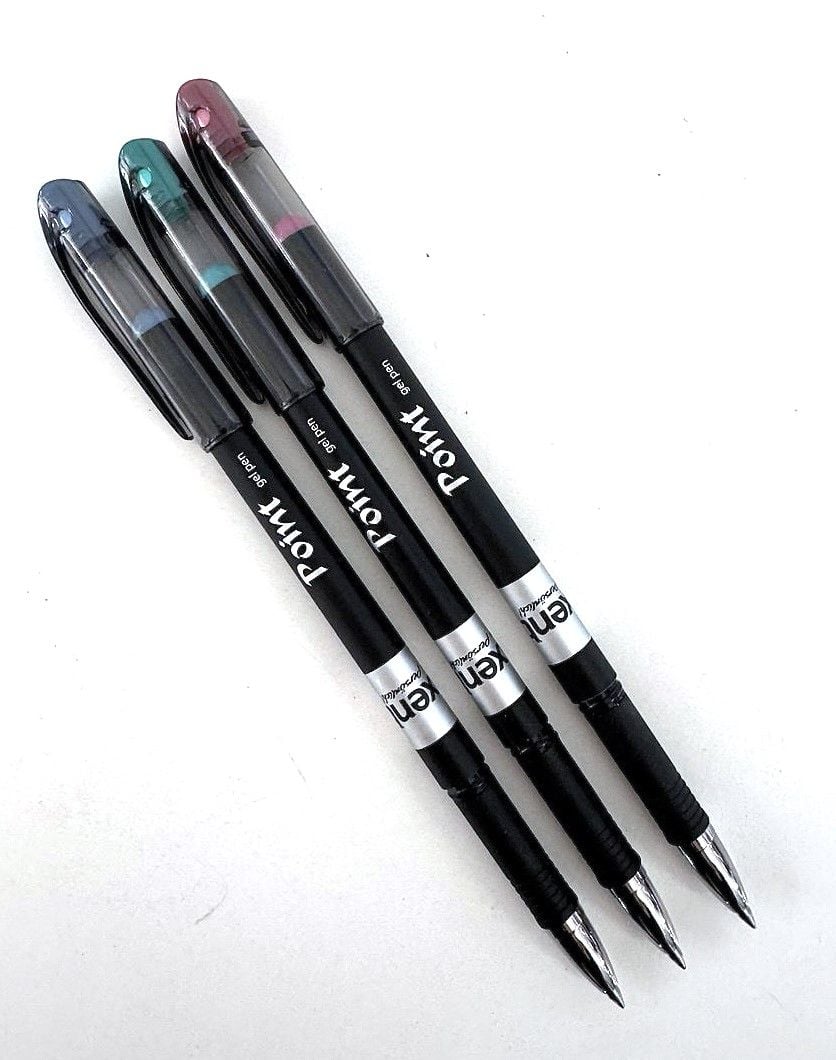 Ручка гелева синя 0,5 мм Point (12 шт/уп) AG 1042 Axent