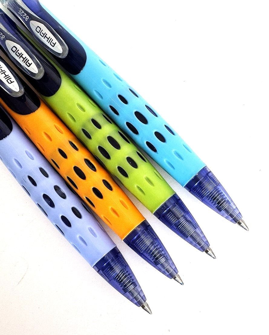 Ручка кулькова автоматична синя 0,5мм (12 шт/уп) АН-822Е AIHAO