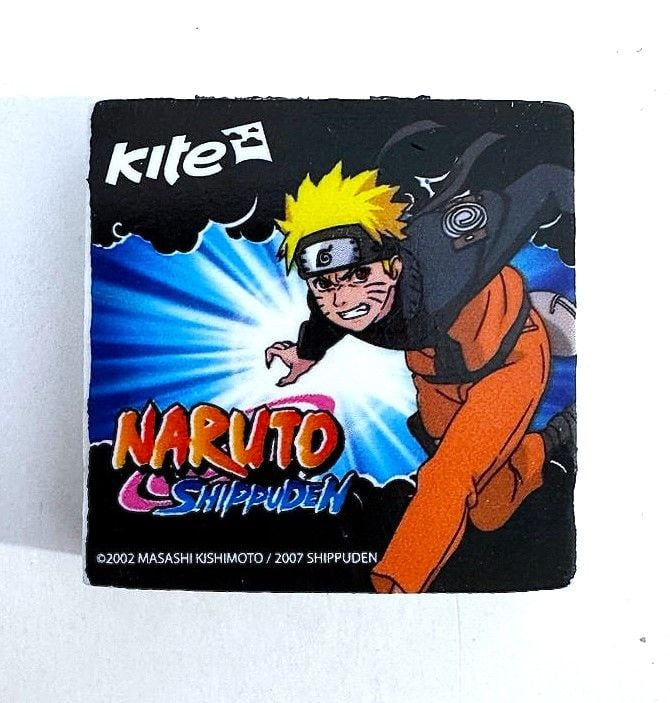 Гумка квадратна Naruto (50 шт/уп) N13-101K Kite