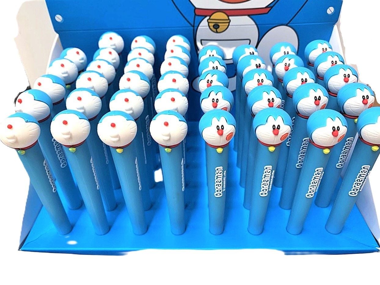 Ручка гелева синя Doraemon 0.5 (48 шт/уп) AIP345 AIHAO