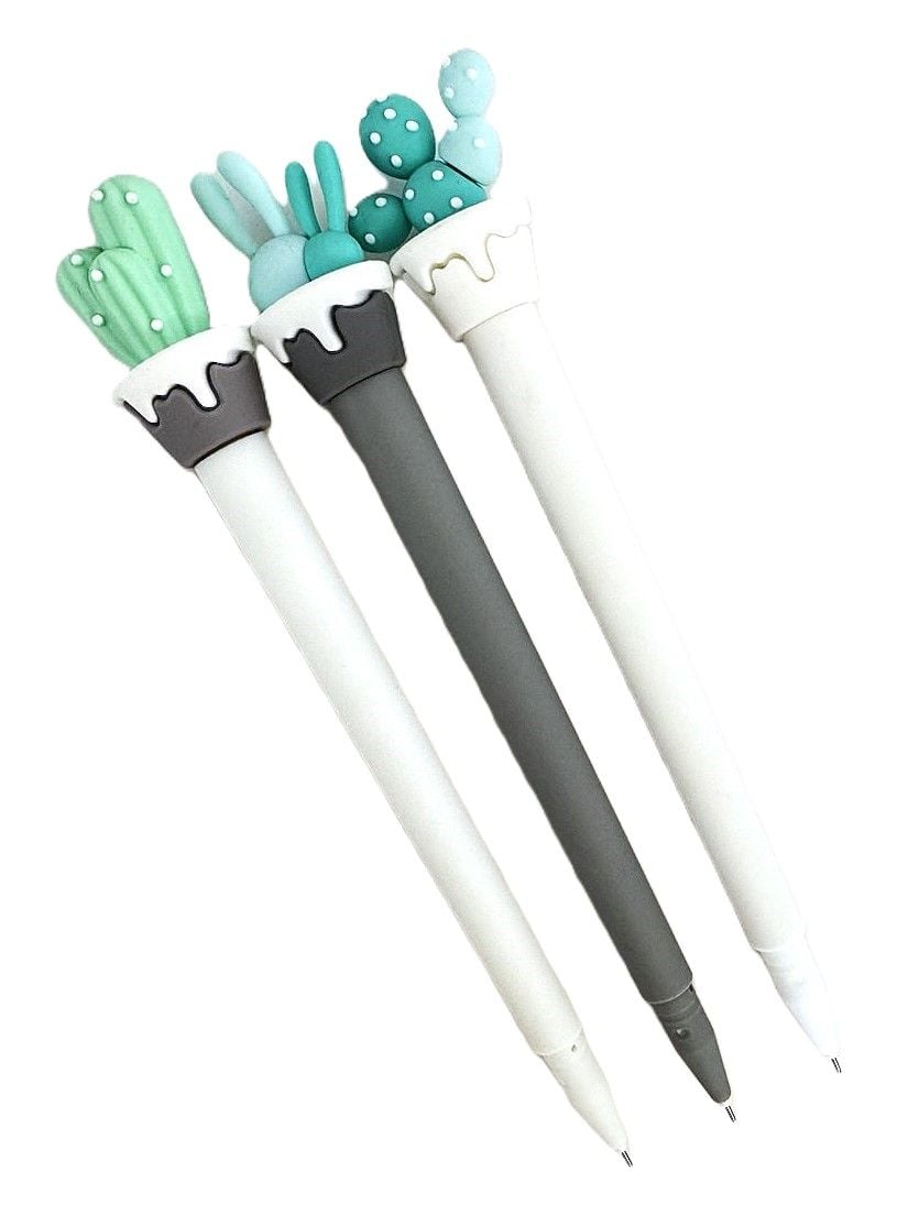 Ручка гелева Кактус в горщику Z-19015 AIHAO