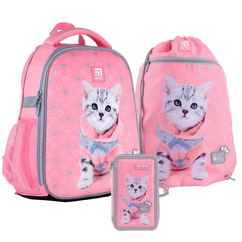 Рюкзак 16 л + пенал + суумка для взуття Studio Pets SET-SP21-555S-2 Kite