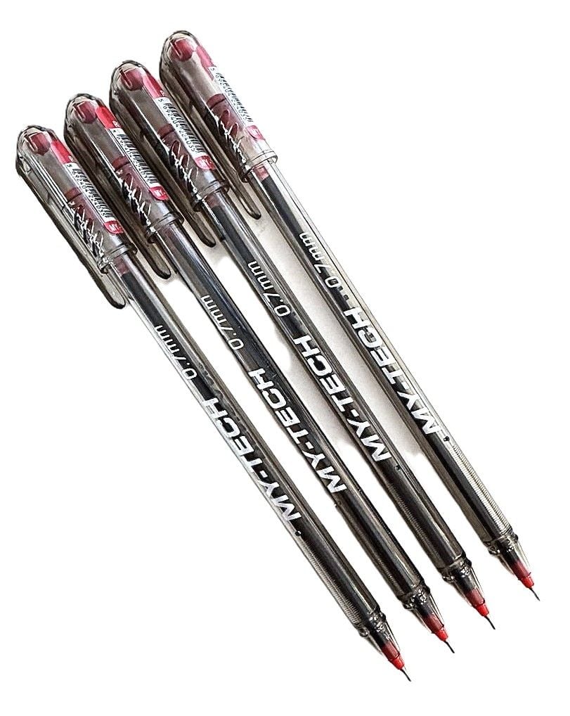 Ручка кулькова My-Tech 0,7мм червона (25 шт/уп) 2240 PENSAN