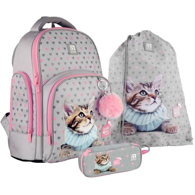 Рюкзак набір +пенал + сумка для взуття Studio Pets SET-SP21-706M Kite