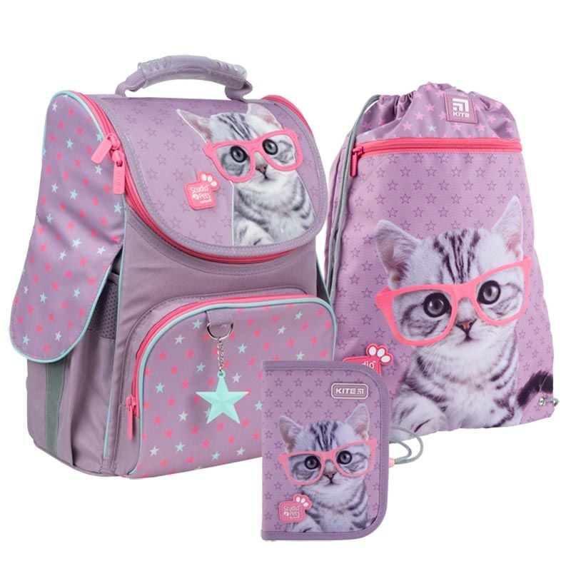 Рюкзак набір +пенал +сумка для взуття Studio Pets SET-SP21-501S Kite