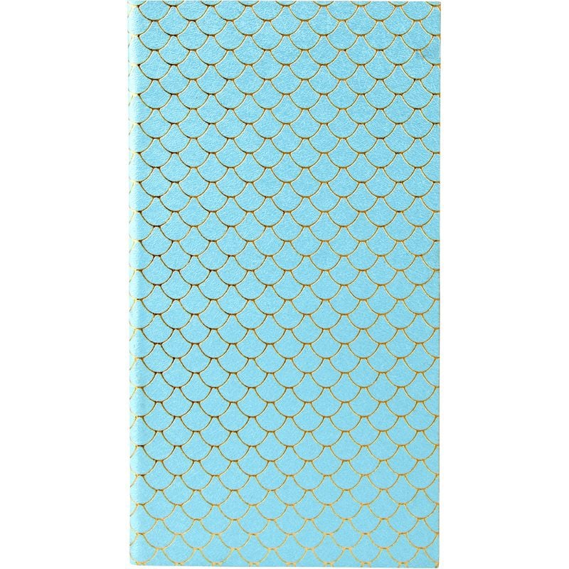 Блокнот м'яка обкладинка 90*160 мм 48 арк лінія Scale блакитний 8449-07 Axent