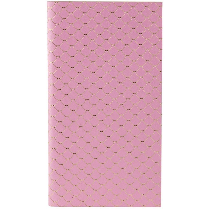 Блокнот м'яка обкладинка 90*160 мм 48 арк лінія Scale рожевий 8449-10 Axent