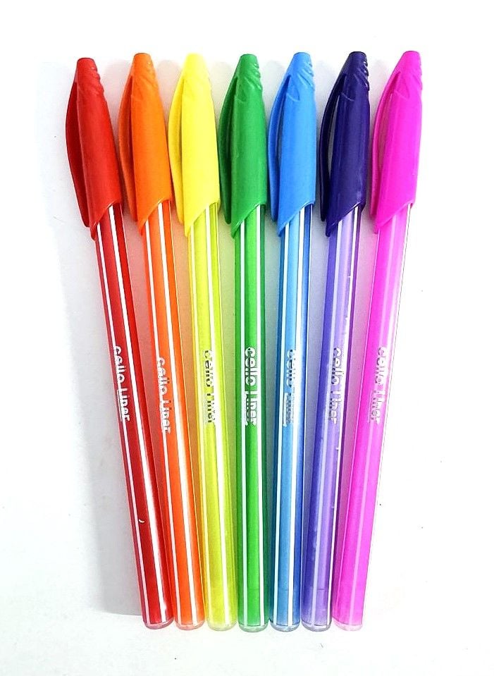 Ручка кулькова кольоровий корпус LINER 0,6 мм BPCELIBL0720 Cello