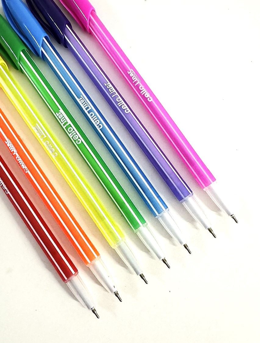 Ручка кулькова кольоровий корпус LINER 0,6 мм BPCELIBL0720 Cello