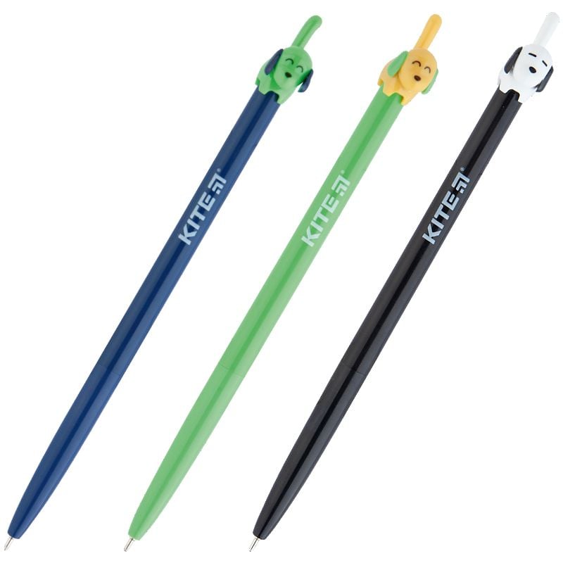Ручка кулькова синя автоматична Color Dog (36 шт/уп) K20-030-02 Kite