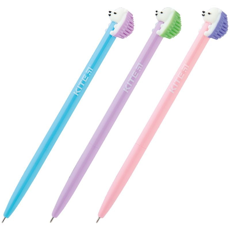 Ручка кулькова синя автоматична Color Hedgehog (36 шт/уп) K20-030-03 Kite