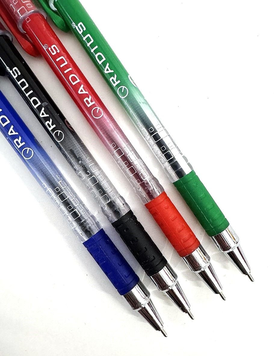 Ручка кулькова синя, чорна, червона, зелена i-Pen 0,7мм (50 шт/уп) iPen RADIUS