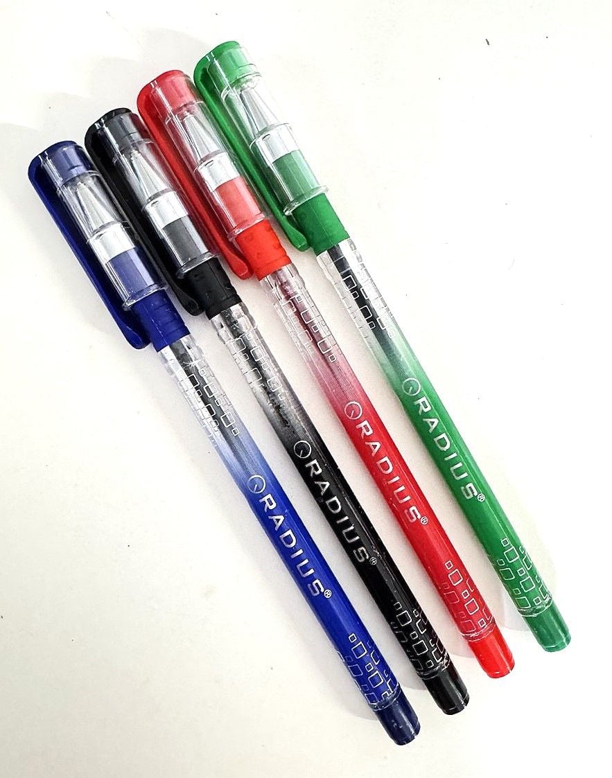 Ручка кулькова синя, чорна, червона, зелена i-Pen 0,7мм (50 шт/уп) iPen RADIUS
