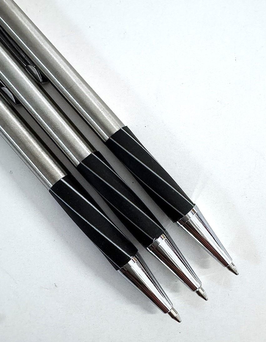 Ручка кулькова металева автоматична, товстий стрижень (12 шт/уп) AH-1004 AIHAO