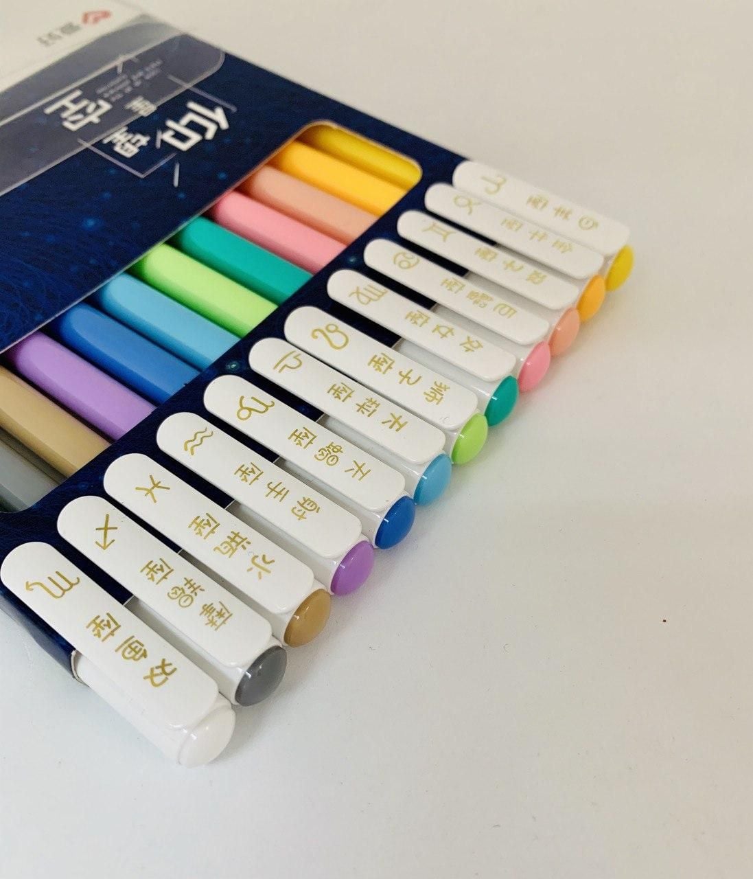 Набір ручок гелевих Сузіря, пастельні відтінки 12 кол GP 148-12 AIHAO