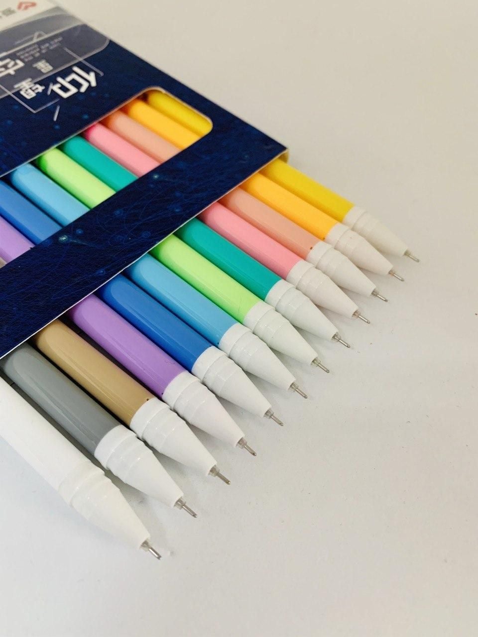 Набір ручок гелевих Сузіря, пастельні відтінки 12 кол GP 148-12 AIHAO