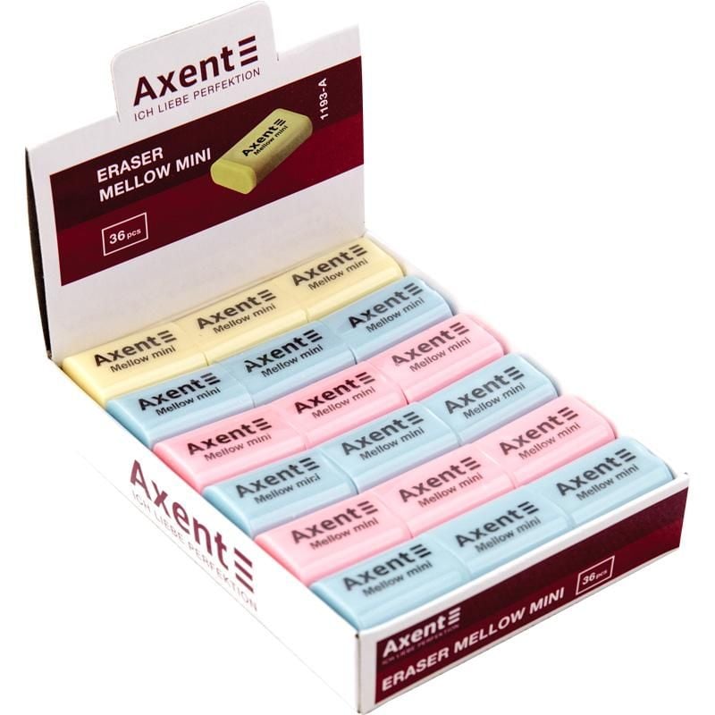 Гумка м'яка Mellow mini (36 шт/уп) 1193 Axent