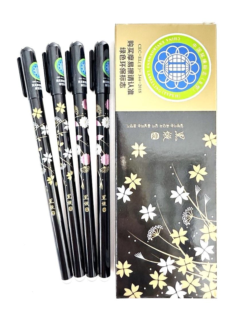 Ручка пиши/стирай 0,5 мм гелева Чорний принц (12/144) AH-80470 AIHAO