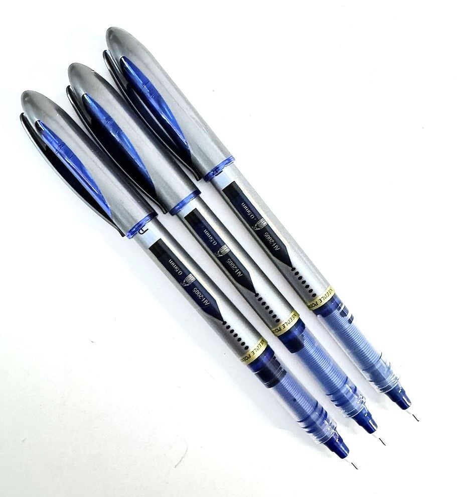 Ручка ролер синя, чорна (12 шт) AH-2005 AIHAO