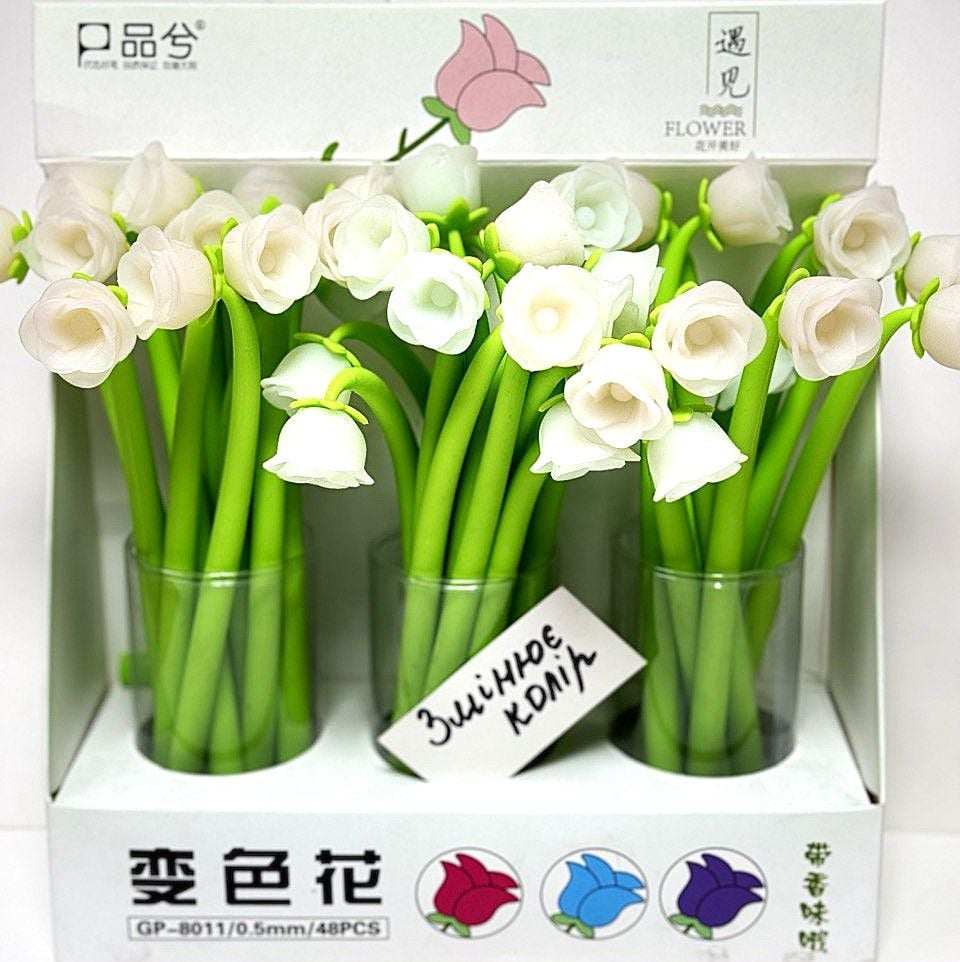 Ручка гелева змінює колір Троянда (48 шт/уп) CS-8011 AIHAO