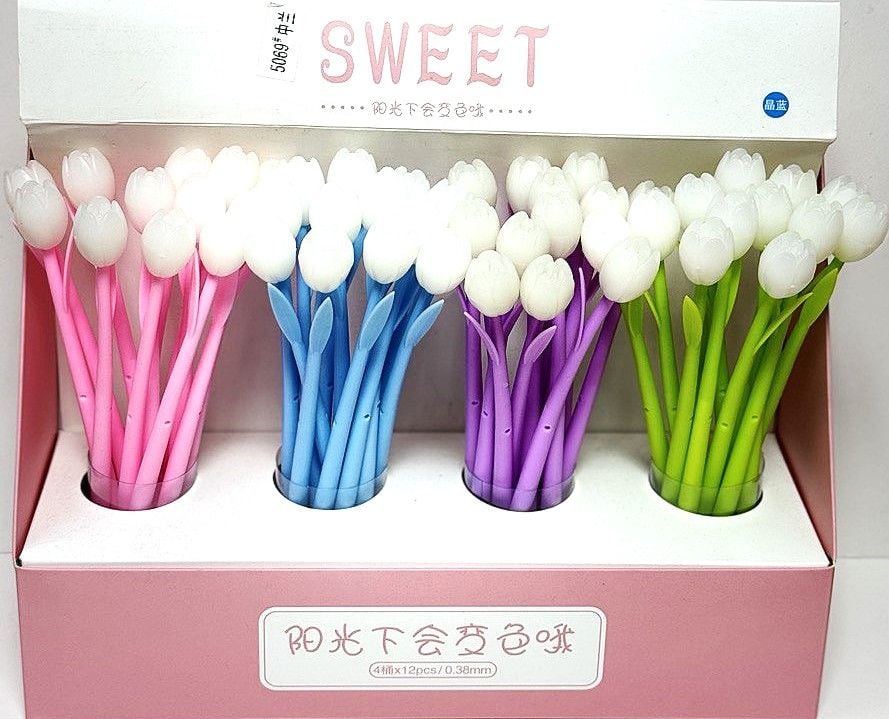 Ручка гелева змінює колір Тюльпан 5069 AIHAO