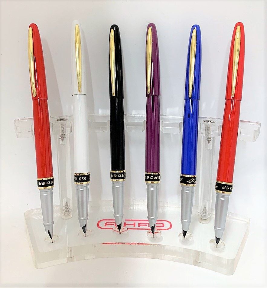 Ручка чорнильна із закритим пером металева GB523 BAOER