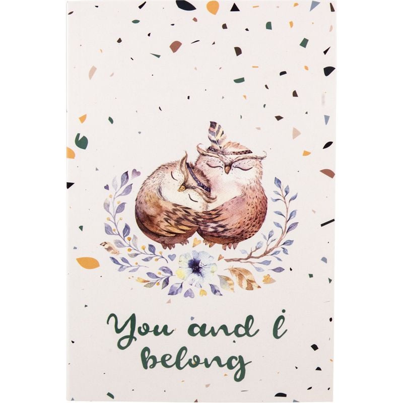 Блокнот термобіндер А5 64 арк Cuties-1 чисті стор сірі 8443-07 Axent