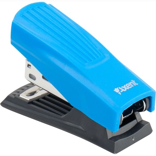 Степлер № 24 на 12арк зшиву Shell міні блакитний 4831-07 Axent