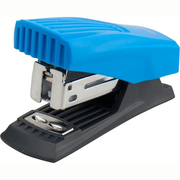 Степлер № 24 на 12арк зшиву Shell міні блакитний 4831-07 Axent