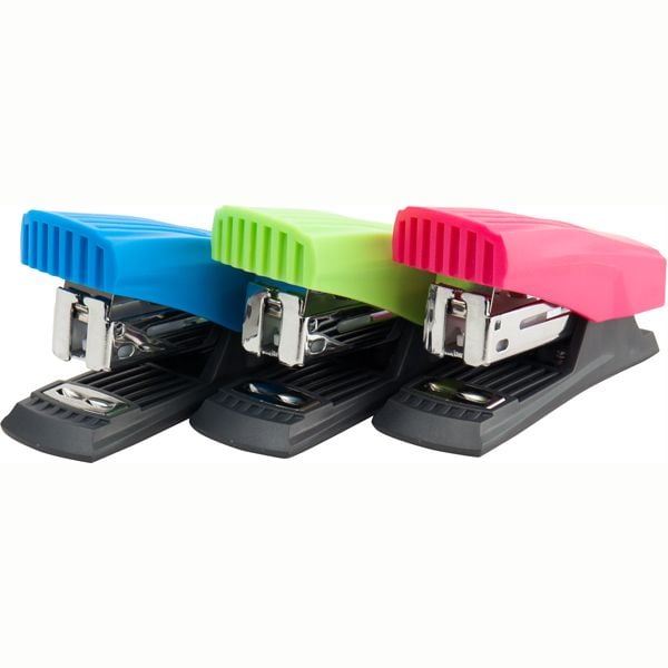 Степлер № 24 на 12арк зшиву Shell міні рожевий 4831-10 Axent