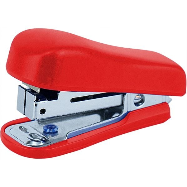Степлер пластик №10 12арк зшиву червоний D4210-06 Delta by Axent
