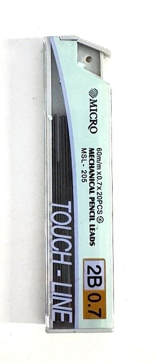 Стрижні грифель 0,7мм*60mm 2B 205-2B-07 MICRO