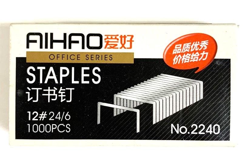 Скоби № 24/6 1000шт (10 шт/уп) AH-2240 AIHAO