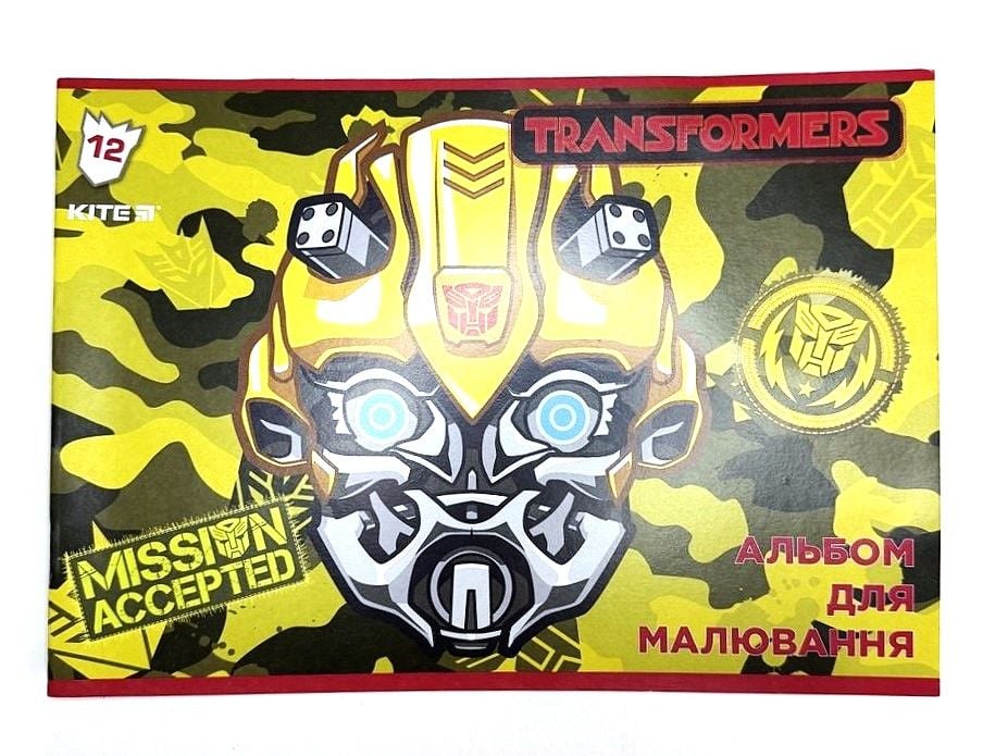 Альбом для малювання 12 арк Transformers TF18-241 Kite