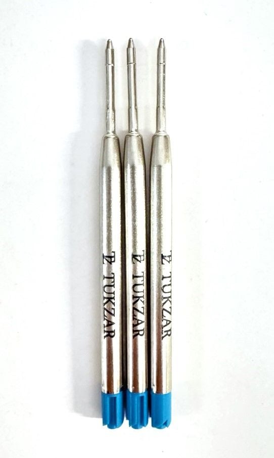 Стрижні кулькові обємні металеві; для авторучок із поворотним механізмом, товщина - 0,8 мм; довжина - 98 мм TZ-81 TUKZAR