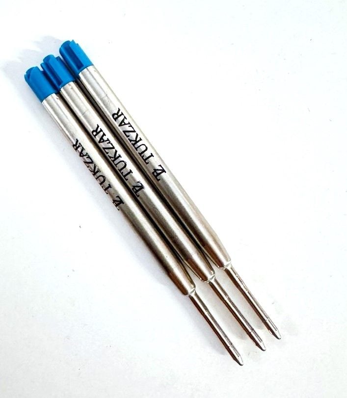 Стрижні кулькові обємні металеві; для авторучок із поворотним механізмом, товщина - 0,8 мм; довжина - 98 мм TZ-81 TUKZAR