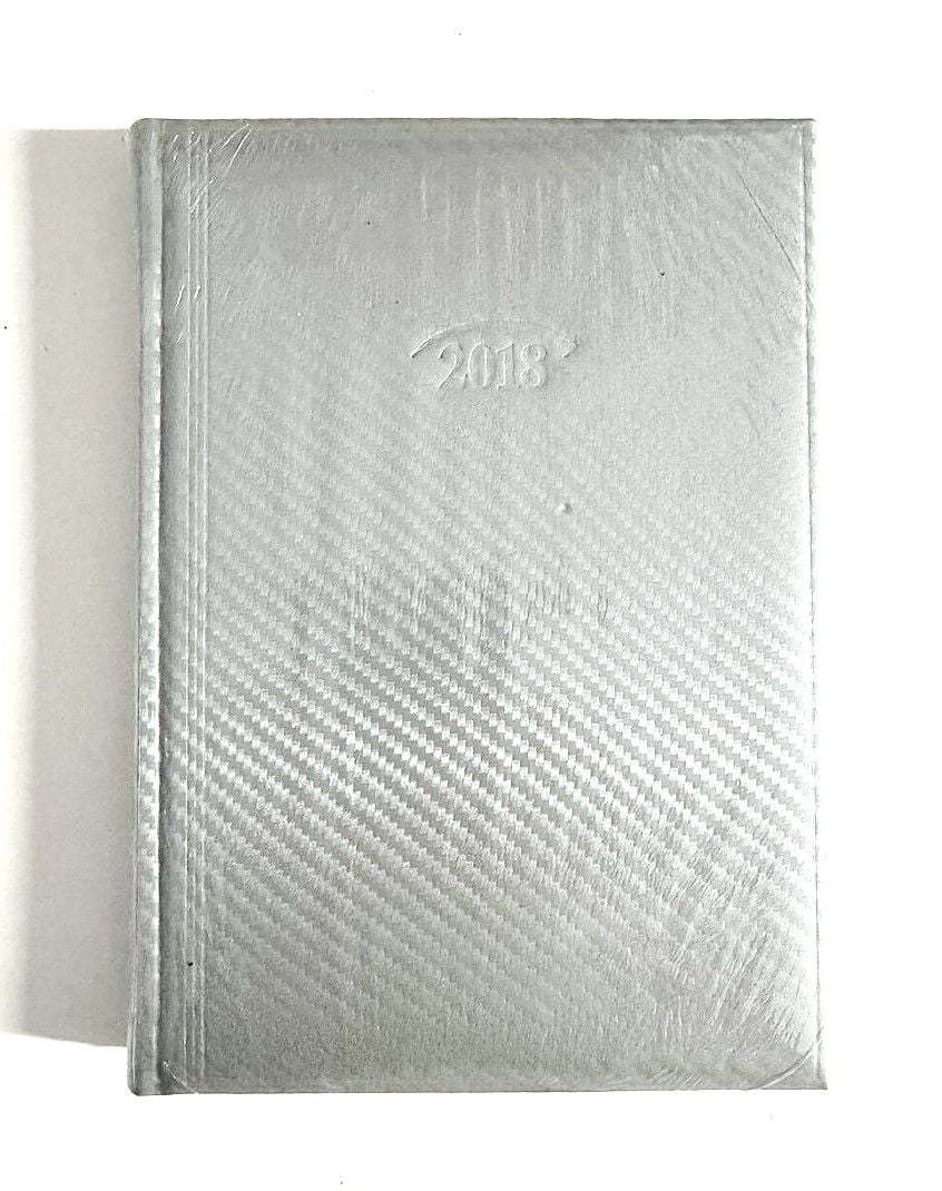 Блокнот щоденник 2018 Стандарт Carbon срібний 73-795 31 92 BRUNNEN