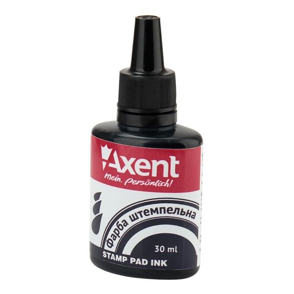Штемпельна продукція фарба чорна 30 мл 7301-01 Axent