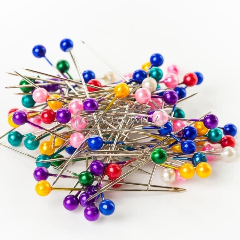 Скріпки шпильки 100 шт в пластмасовому боксі H057 Chen`s