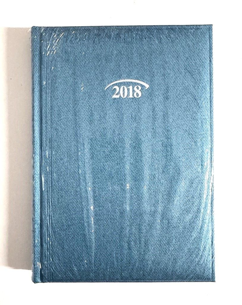 Блокнот щоденник 2018 Стандарт Denim бірюзовий 73-795 65 56 BRUNNEN