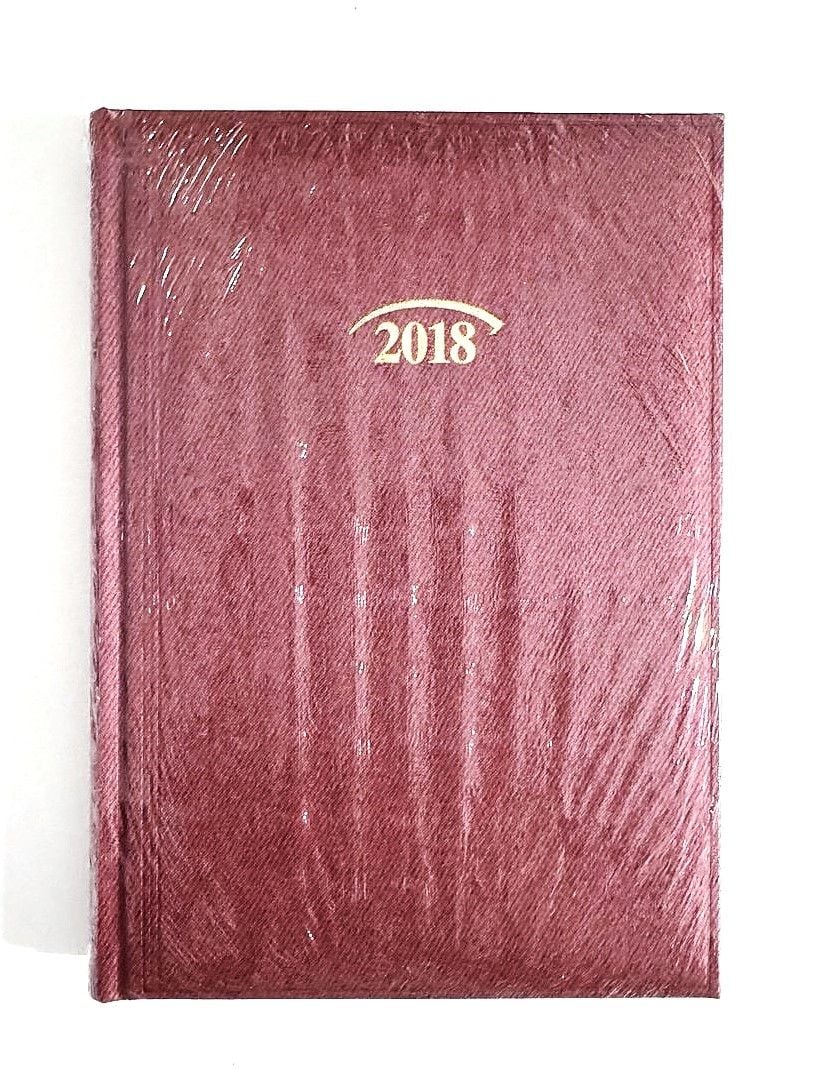 Блокнот щоденник 2018 Стандарт Denim червоний 73-795 65 20 BRUNNEN