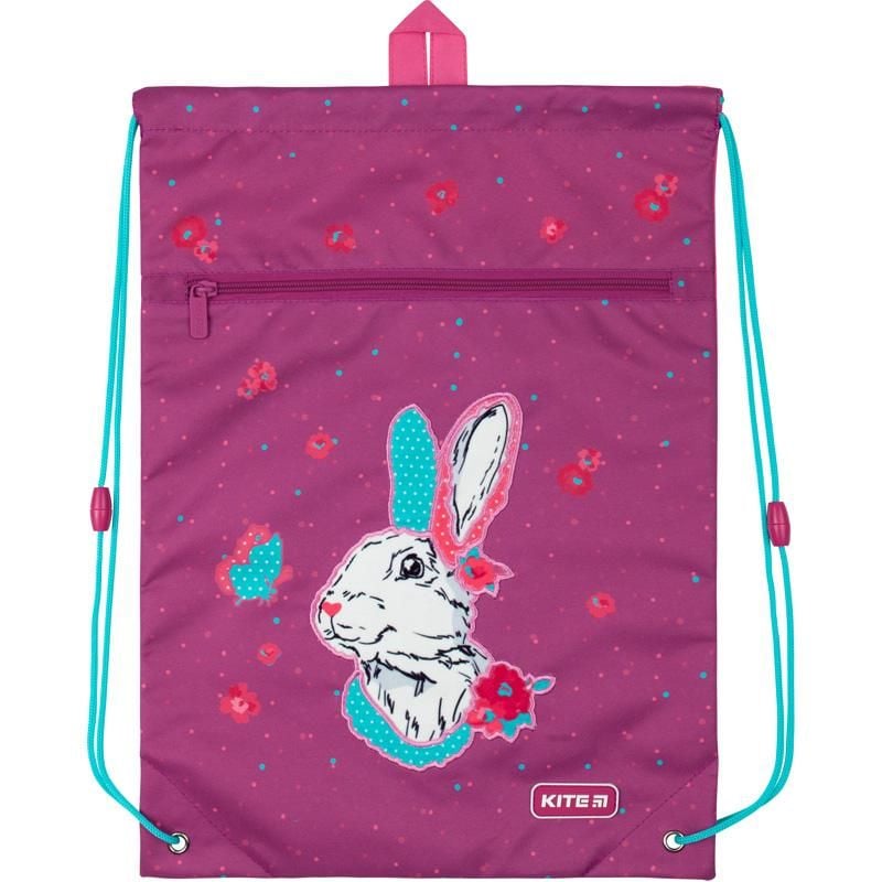 Сумка з кишенею Bunny фуксія K20-601M-7 Kite