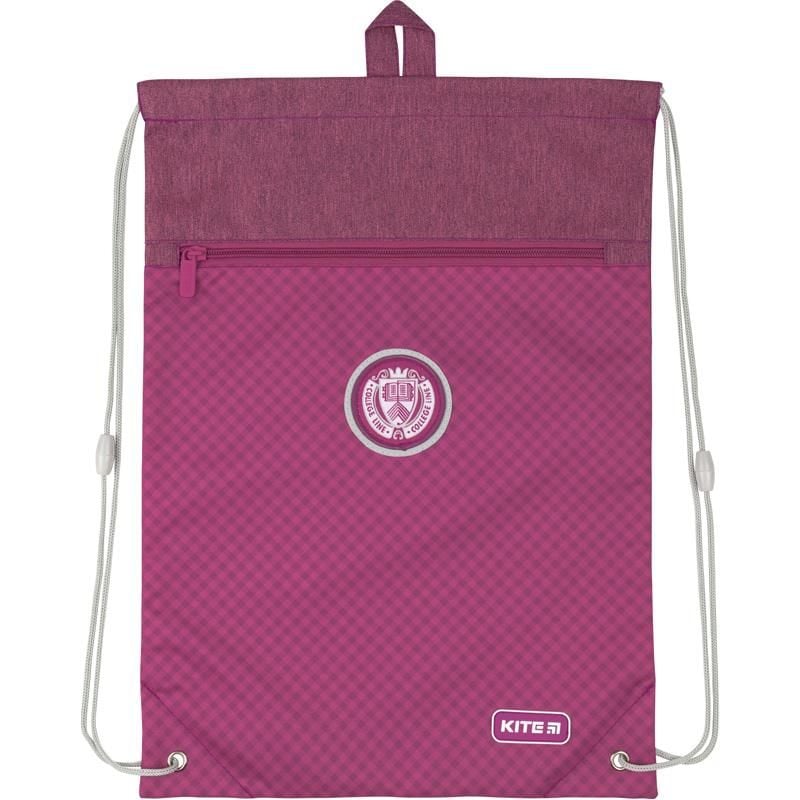 Сумка з кишенею College line pink K20-601M-3 Kite