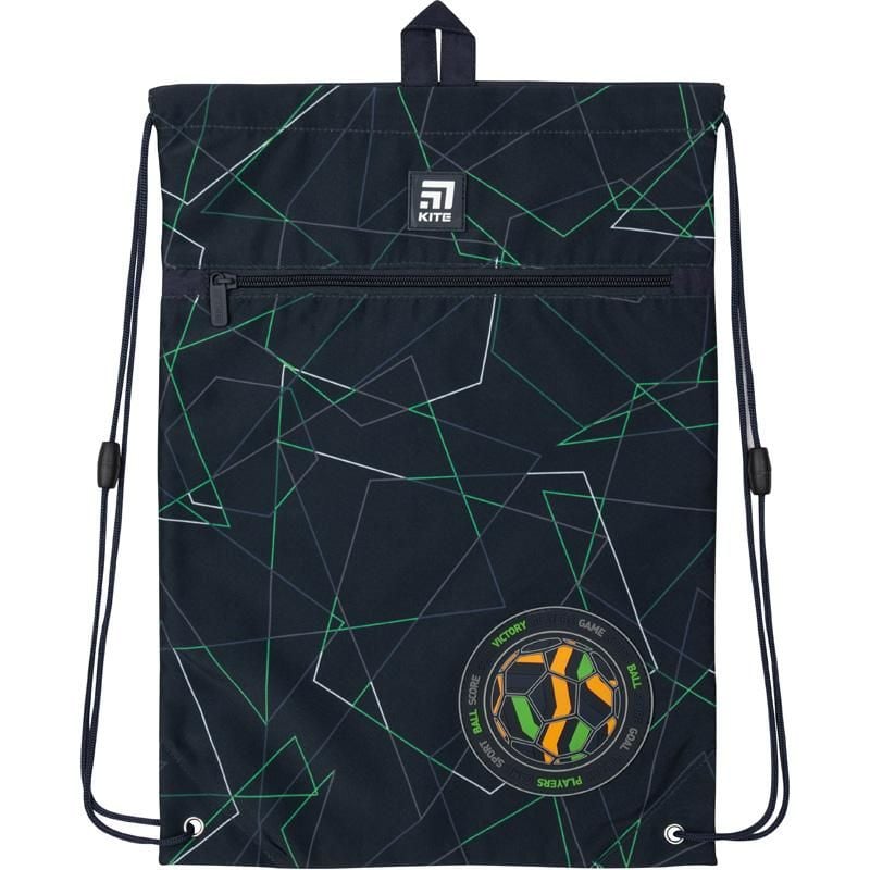 Сумка з кишенею Football синя K20-601M-12 Kite