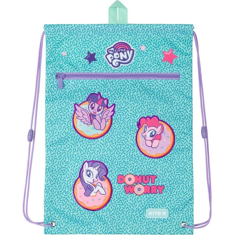 Сумка з кишенею Little Pony-1 бірюзова LP20-601M-1 Kite