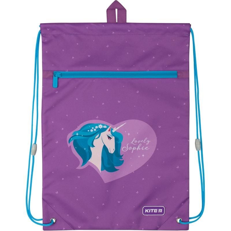 Сумка з кишенею Lovely Sophie бузкова K20-601M-27 Kite
