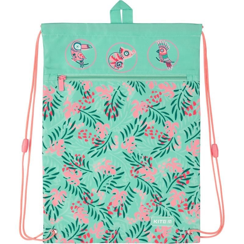 Сумка з кишенею Tropical мятна K20-601M-25 Kite