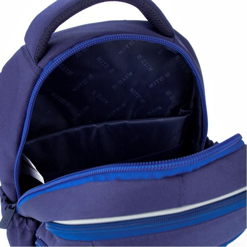 Рюкзак Education полукаркасний 18 л змінна передня панель Fast cars синій K20-700M(2p)-4 Kite
