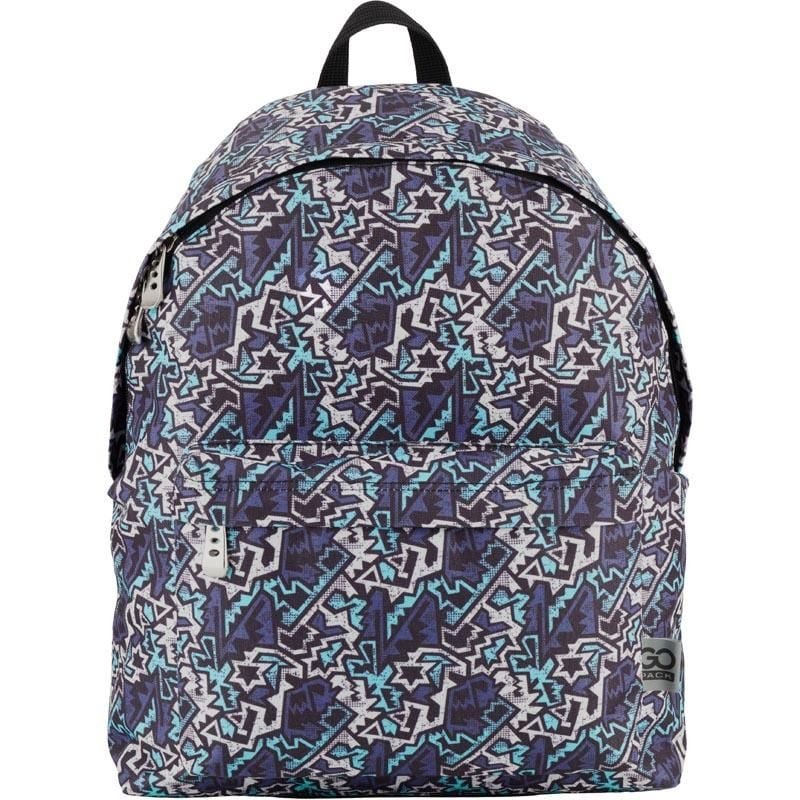 Рюкзак безкаркасный 19л синий орнамент GO18-112M-5 Go-Pack